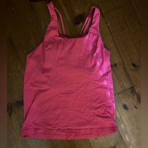 Lululemon Tank Top - Older style; pink, size 10